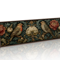 Songbirds Among Baroque Blooms