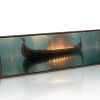 Viking Farewell On The Burning Sea