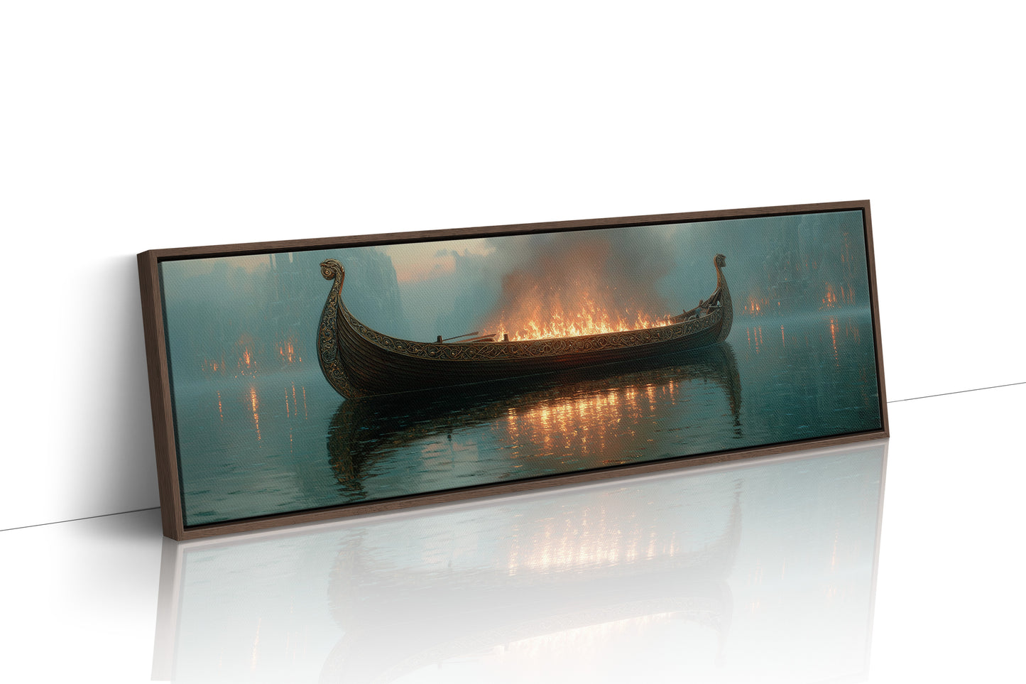 Viking Farewell On The Burning Sea