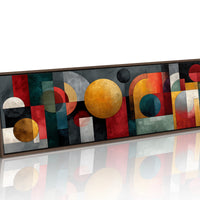 Geometric Harmony In Bold Color