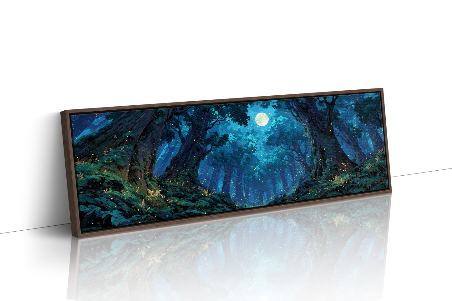 Moonlit Enchanted Forest Path
