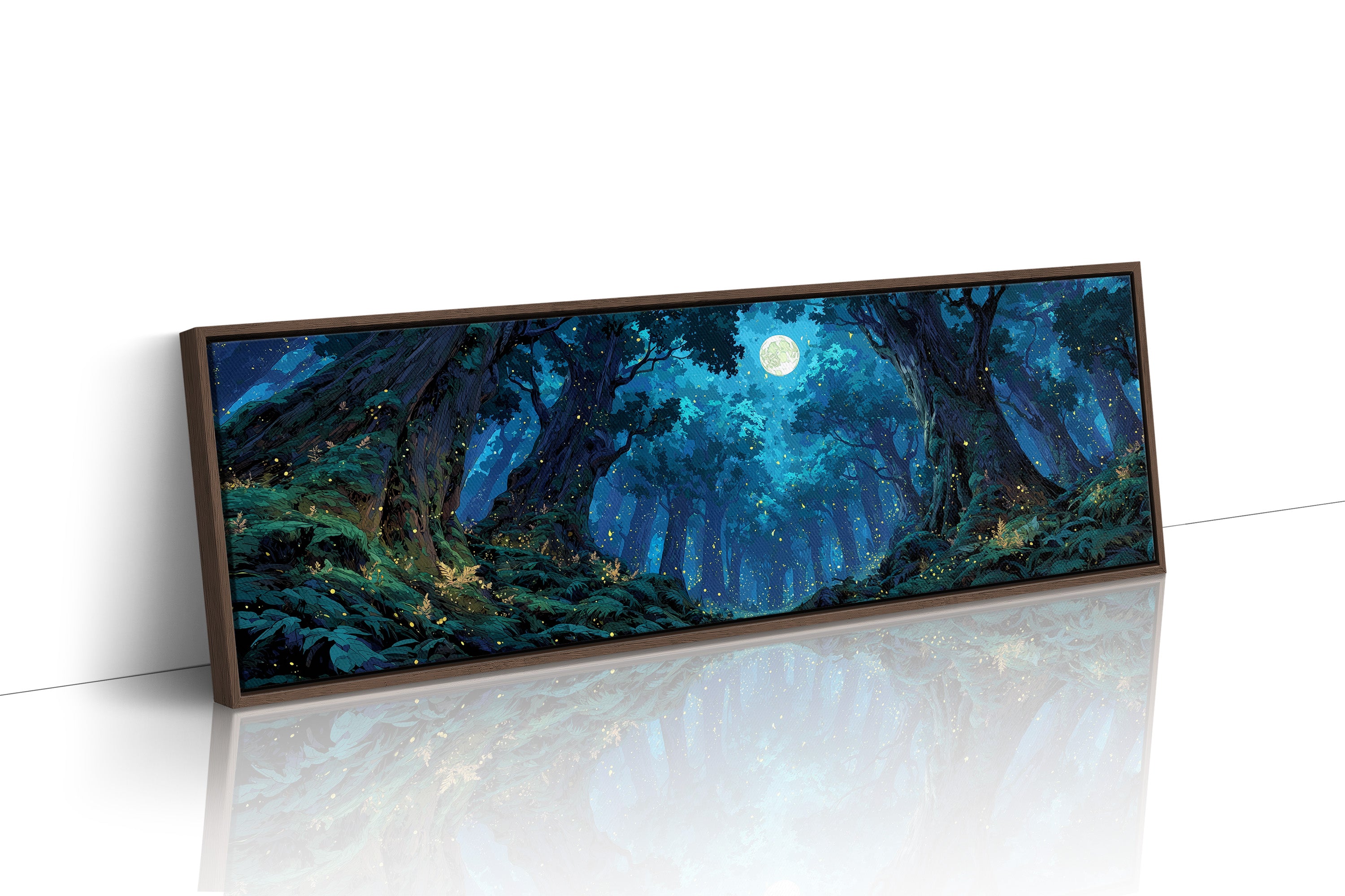 Moonlit Enchanted Forest Path