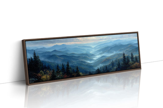 Misty Blue Mountain Valley