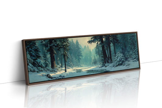 Snowy Forest Morning Light