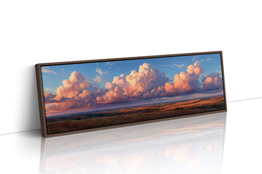 Sunlit Prairie Cloudscape