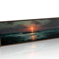 Crimson Ocean Sunset