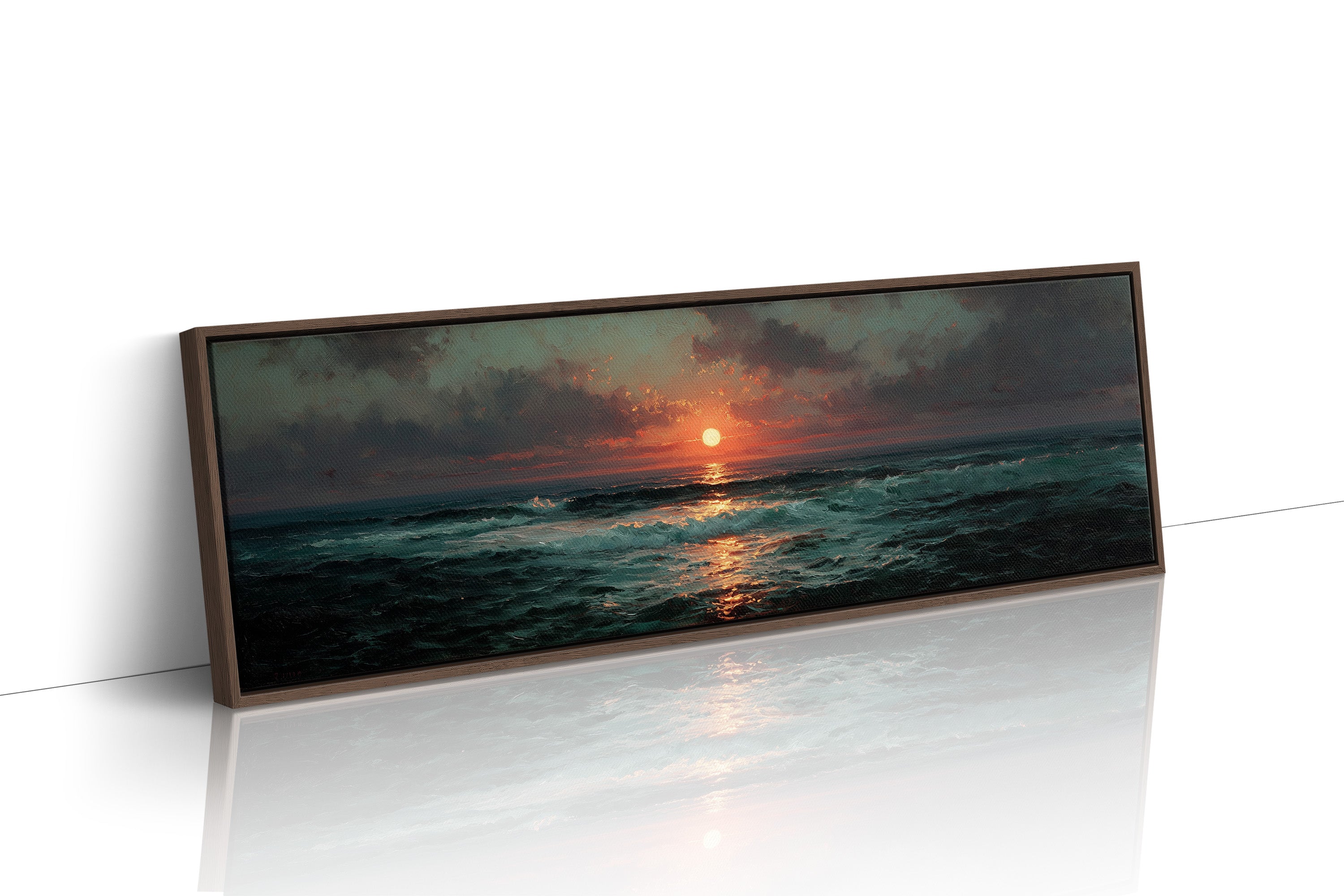 Crimson Ocean Sunset
