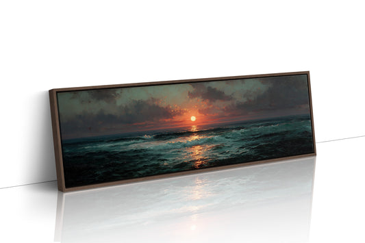 Crimson Ocean Sunset