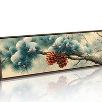 Winter Pine and Golden Cone