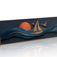 Sails Through Copper Sunset