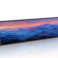 Pastel Mountains Drift at Dusk