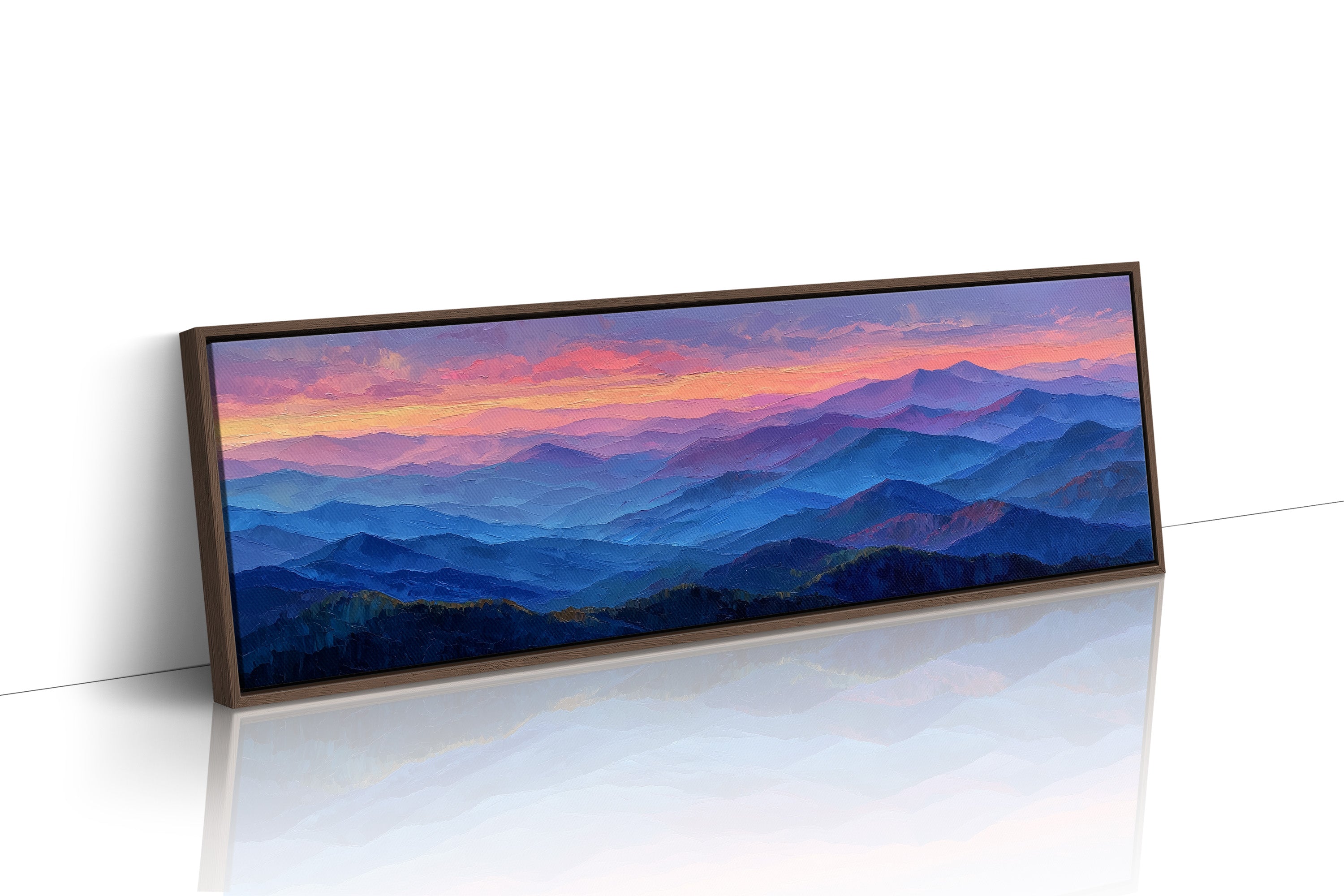 Pastel Mountains Drift at Dusk