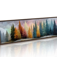 Winter Pines in Painted Light