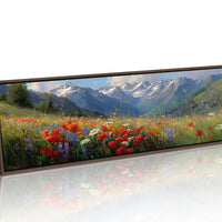 Wildflowers Beneath the Peaks