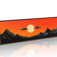 Visitors in the Red Sky