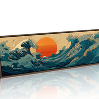 Waves Rise To Meet the Sun