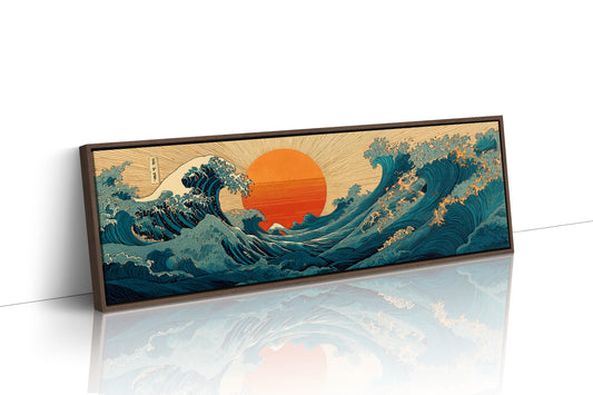 Waves Rise To Meet the Sun