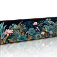 Lotus Garden Under Midnight Blue