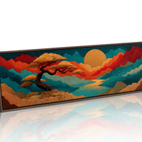 Golden Sun Over Painted Valleys