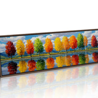 Rainbow Trees Along the Water