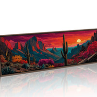 Desert Sunfall in Painted Canyons