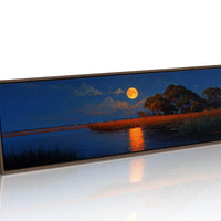 Moonrise Over the Quiet Marsh