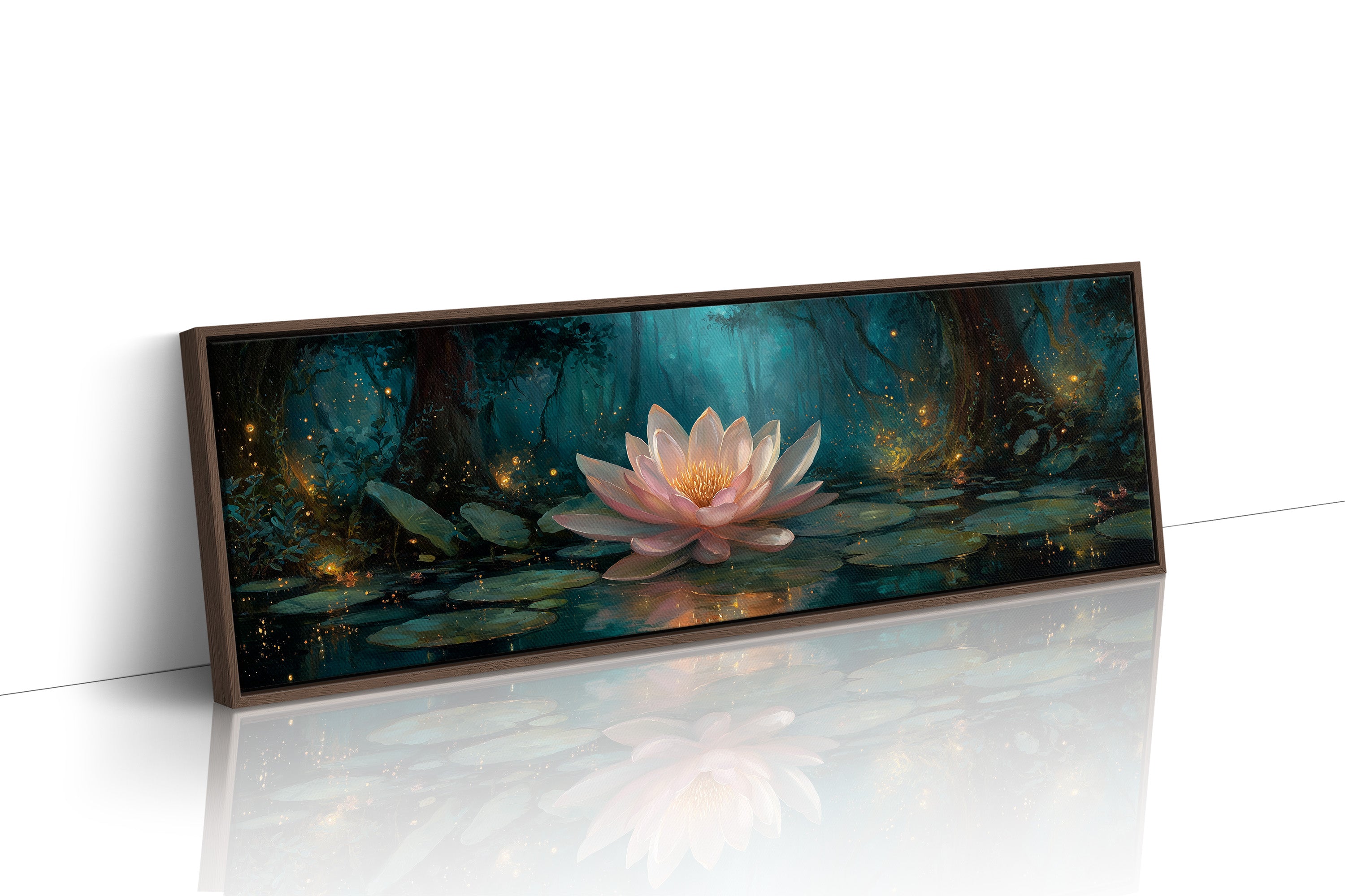 Enchanted Lotus Bloom by Firefly Light