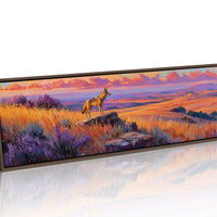 Coyote Standing in Painted Dawn