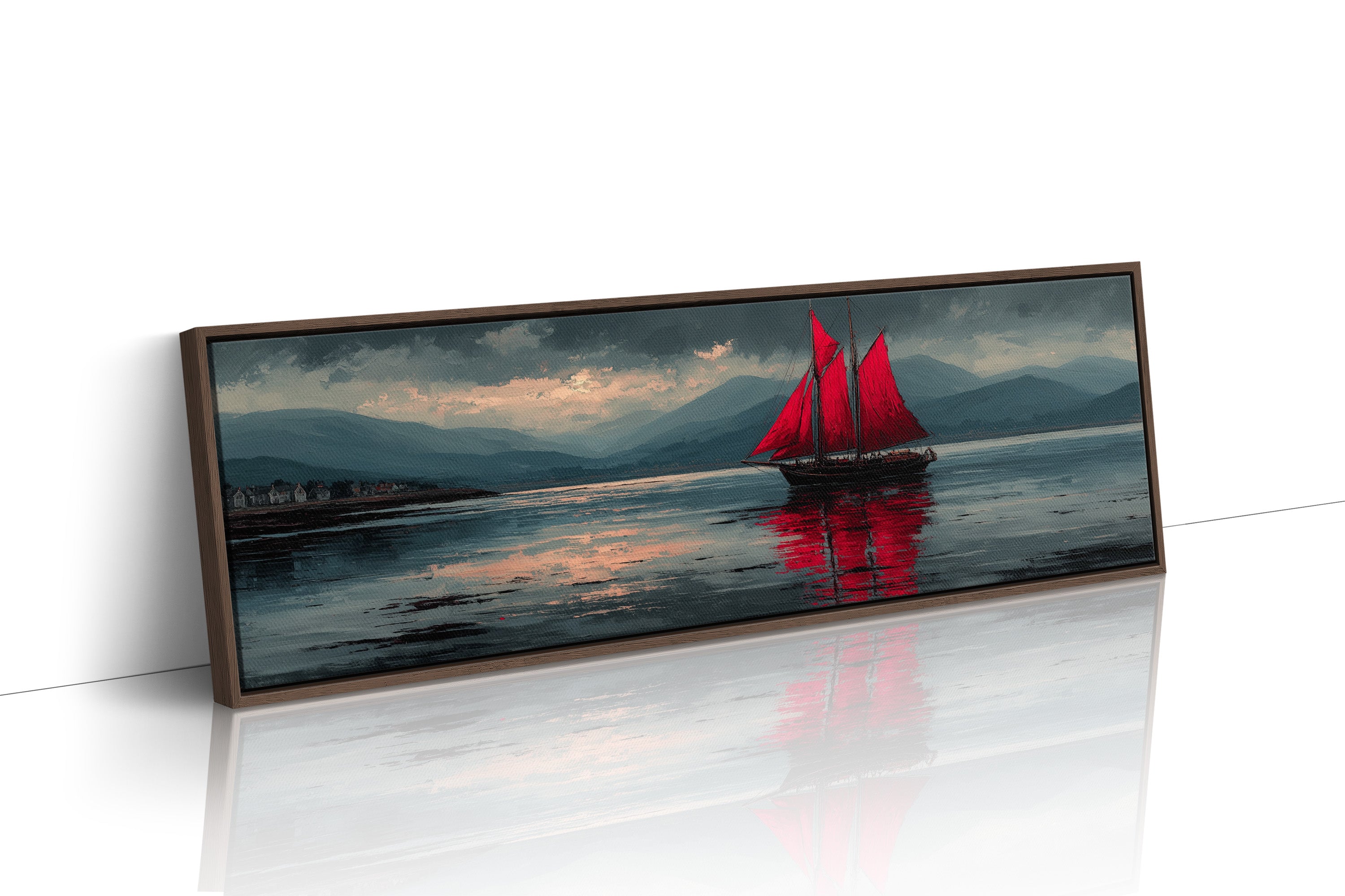 Red Sails Against the Gathering Storm