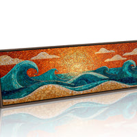 Sunrise Waves in Mosaic Light