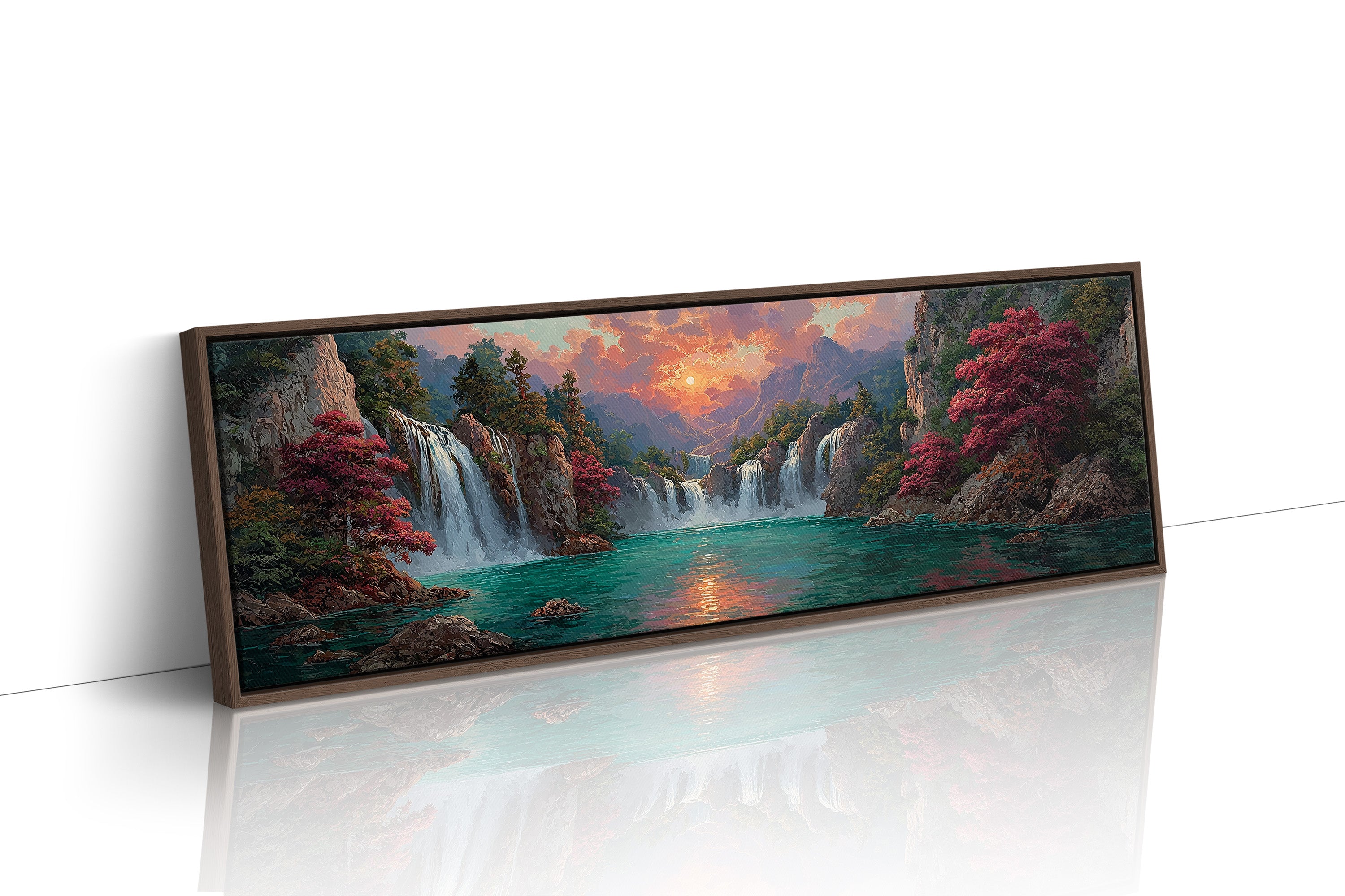 Sunset Over Cascading Eden