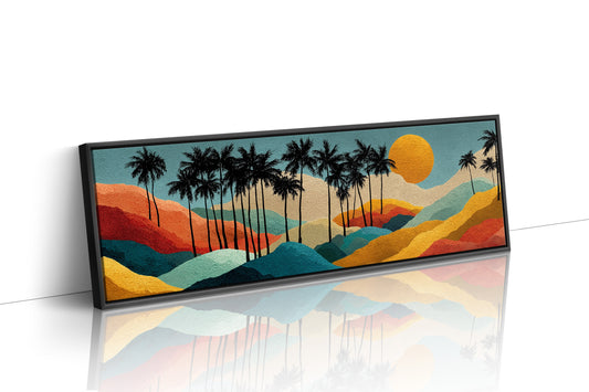Sunset Over Painted Palms