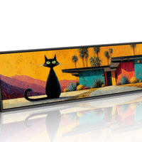 Midcentury Cat at Sunset