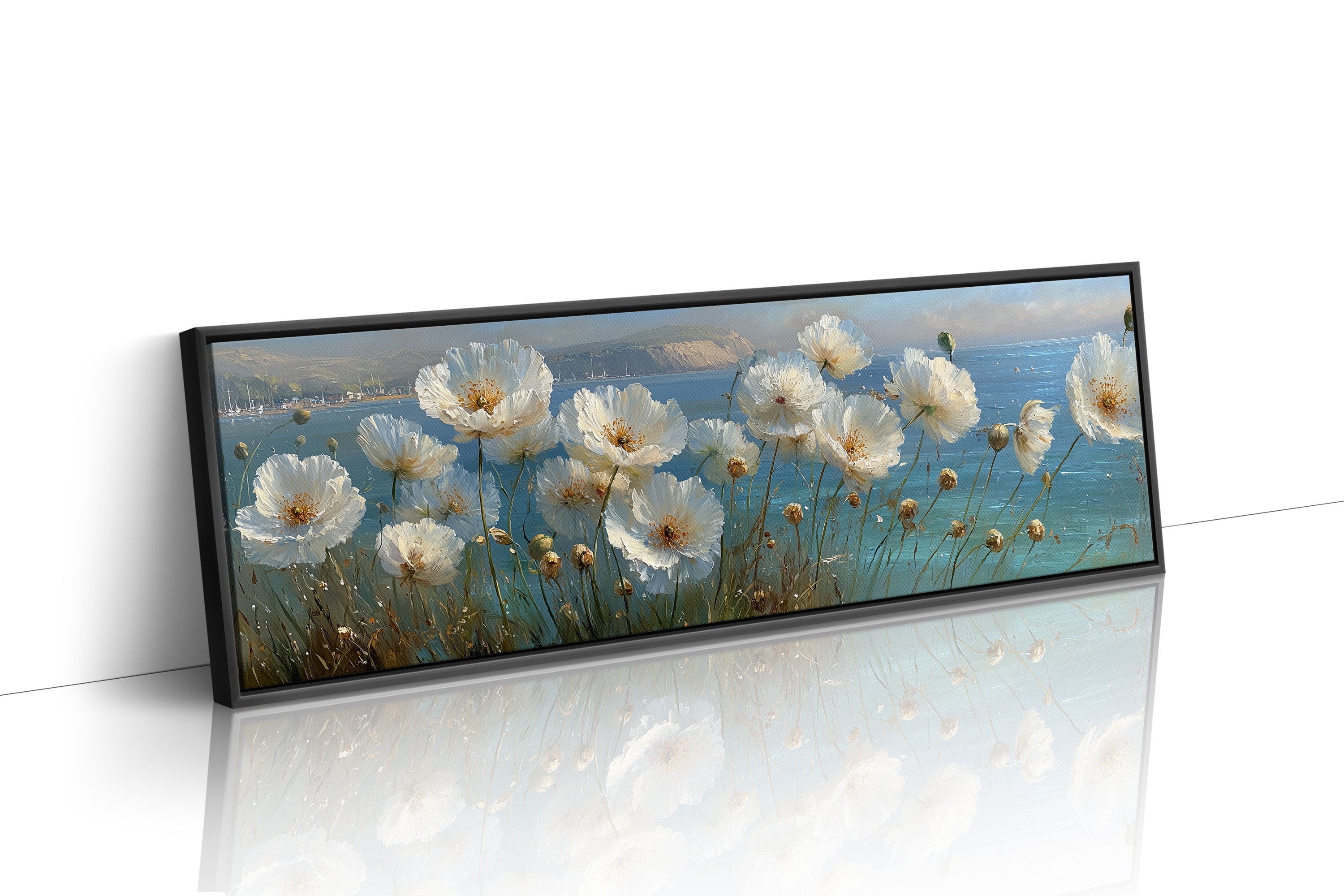 Coastal Breeze Among White Blossoms