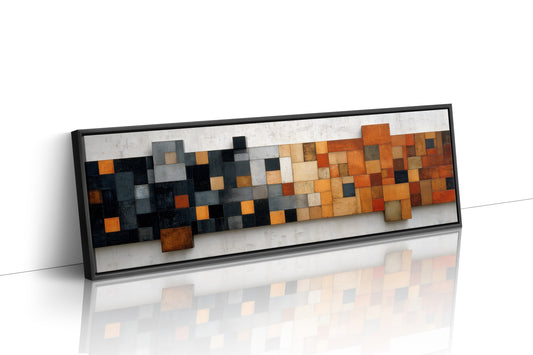 Rust and Charcoal Mosaic