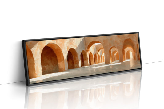 Sunlit Arches in Stillness