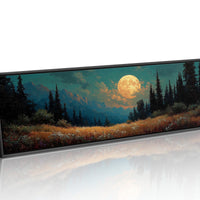 Moonrise Over the Wild Meadow