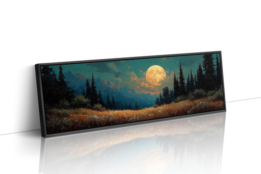 Moonrise Over the Wild Meadow