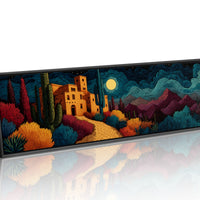 Moonlit Road to the Desert Villa