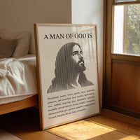 A Man of God: Ivory Line Portrait