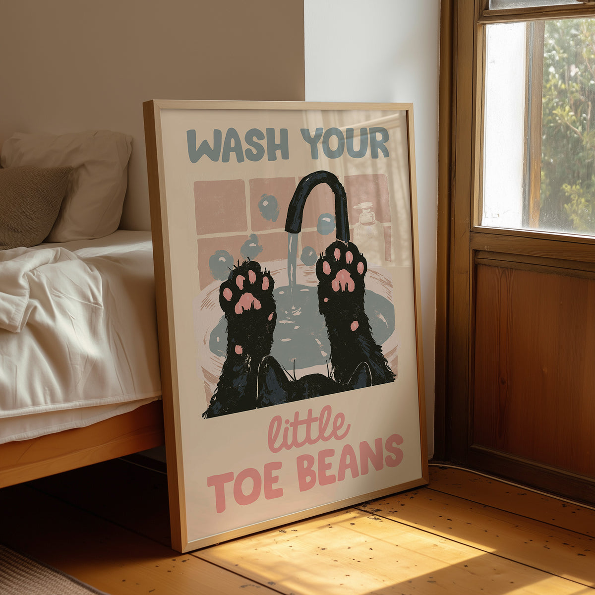 Hygiene Reminder, Paws Up Edition