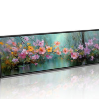 Blossoms Drifting Over Quiet Water