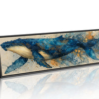 Midnight Whale In Golden Tides