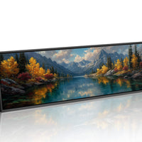 Autumn Reflections Beneath Alpine Peaks