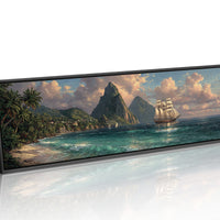 Sails Beneath Emerald Peaks