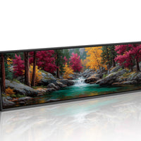 Autumn Waters Through Crimson Pines