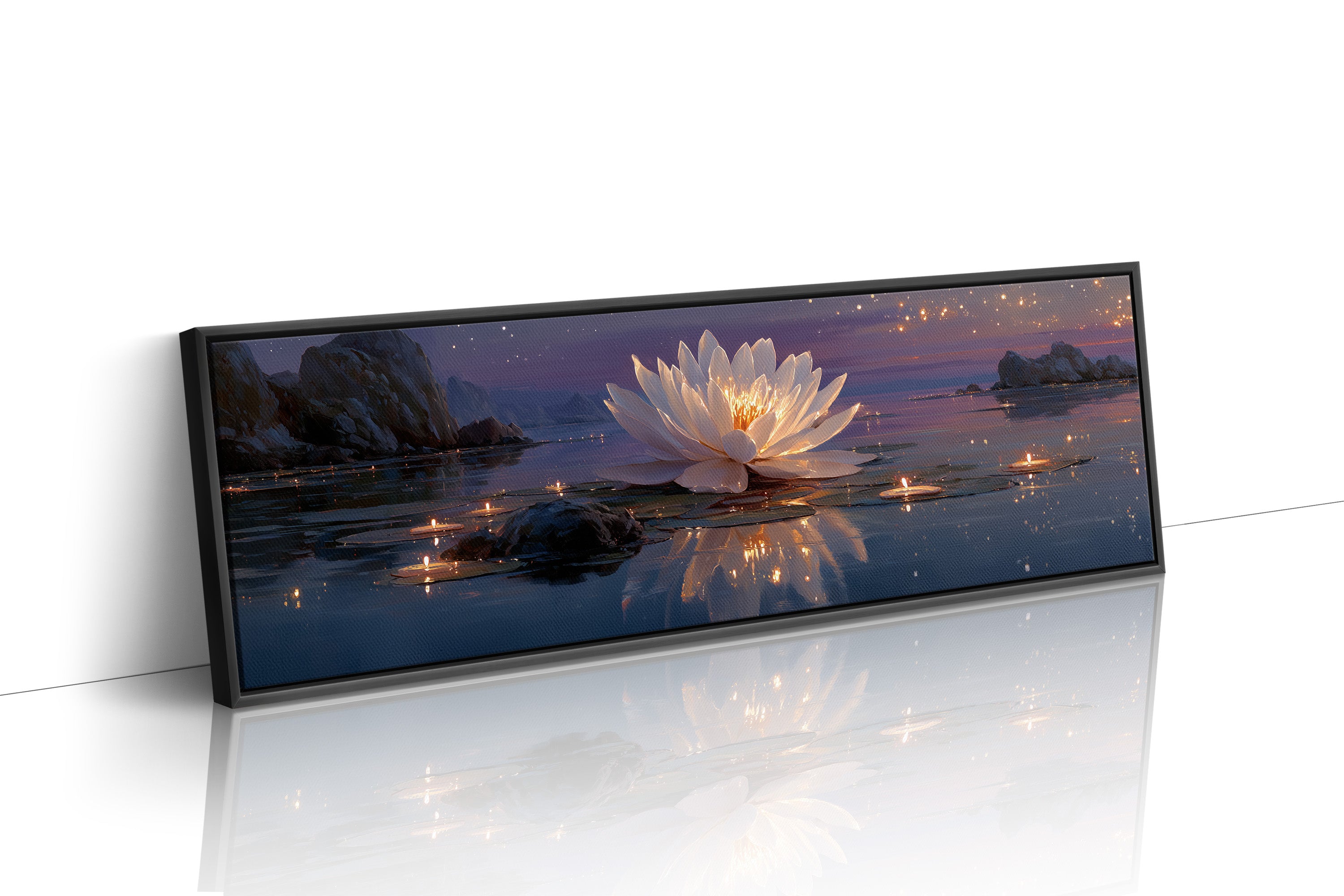 Lotus Light at Dusk