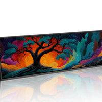 Ember Sky Beneath the Ancient Oak