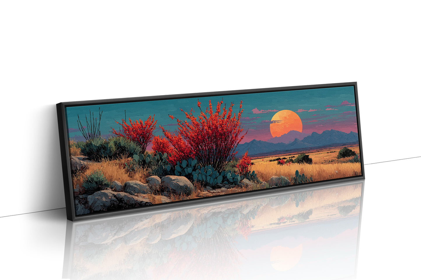 Desert Bloom at Sundown