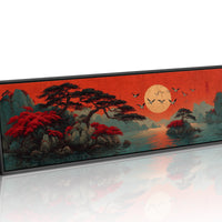 Crimson Sun Over Quiet Isles
